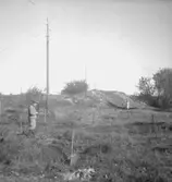 Mosjö Kullkyrkan, ruin.
4 oktober 1949.