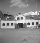 Askersund, hamnen, magasin.
juli - december 1956.