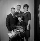 Bröllop, brudpar och ett par.Bengt-Göran Danielsson