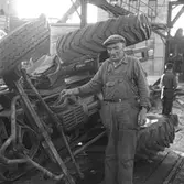 Traktorolycka.
Ernst Karlsson, Ställdalen.