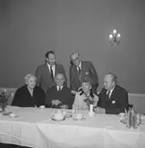 Sveriges Bebyggelse bokförlagsmiddag i Lindesberg, lördagen den 20 februari 1960.