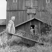 Radioinspelning i Löa, två män.