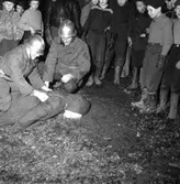 Brandkåren i Ställdalen, brandsläckningsarbete, brandmän.