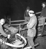 Brandkåren i Ställdalen, brandsläckningsarbete, brandmän.