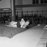 Fyrstadsbrottning i Huskvarna idrottshus.