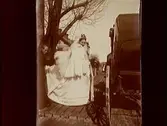 Annas bröllop, bruden vid droska, 10/5 1905