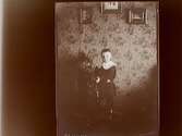 En liten pojke med gunghäst.
Edvard (Eddie) Thermaenius (1896-1965), son till Fredrik och Sigrid Thermaenius.