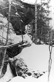Klippor nordväst om Stenkälla.
Vinterbild.
8 mars 1945.
