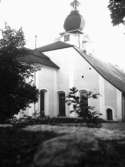 Leksands kyrka, exteriör.
Dalarna