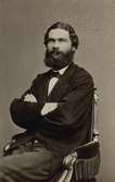 En manTroligen Johan Fredrik Lagerholm (1834- ), Wilhelmina Lagerholms bror.