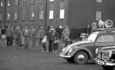 Kommunisternas möte på Malmtorget i Kopparberg, den 3 september 1961.
