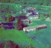 Olika byggnader i Pershyttan, Nora.