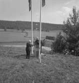 Siggebohyttan, bygdeting.
7 augusti 1938.