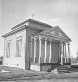 Grythyttans kyrka, exteriör.
10 mars 1938.