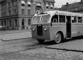 Stadsbuss på Stora torget, Uppsala 1939