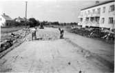 Omläggning Dotorpsgatan 1946 mot Wetterlingsgatan.