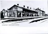 Stenstorp, järnvägsstationen.