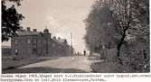 Danska vägen 1903. Längst bort till vänster Missionshuset under byggnad, senare nämnd Norrkyrkan.