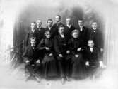 Första raden fr. v. Olle Svensson, Elsa Svensson, Pastor Brodén, Alma Håård, Adolf Vinroth
Övre raden fr. v. Karl Dahl, Herbert Persson, Allan Persson, Sixten Strömbom, Allan Bergström, Jean Andersson, Georg Sundén.