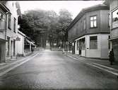 Uppfarten och allén till gamla kyrkogården från Storgatan och Östertullsgatan. 