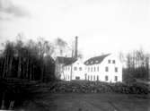 Floby trätoffelfabrik, byggd 1924. Senare en del av Floby Flaks anläggning.