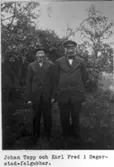 Johan Topp och Karl Fred i Segerstad = falgubbar.