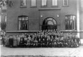 Kv. Läkaren, Länslasarettet. Från invigningen 1/9 1936. Lasarettsdirektionen med flera. Ombyggnad 1936-37.