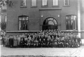 Kv. Läkaren, Länslasarettet. Från invigningen 1/9 1936. Lasarettsdirektionen med flera. Ombyggnad 1936-37.