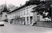 Kv. Gästgivaren, S:t Olofsgatan 3. Jouvins hotell revs 1965. Nybyggnad för S:t Olofs hus 1966.