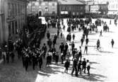 Demonstration på torget.