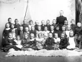 Skolfoto. Skolklass.
