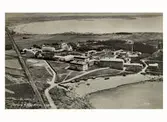 Vykort med flygfoto över Kustsanatoriet Apelviken taget före 1935.