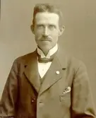 Landstingsman, kommunalman K.E. Johansson, Larv.