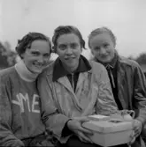 Dam-SM i friidrott.
16 augusti 1955