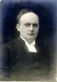 Kyrkoherde J. David Helgosson, herde i Yllestad 1927 efter Fristadt. Tidigare komminister i Vilske Kleva.