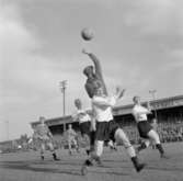 Fotboll, ÖSK - Motala.
22 augusti 1955.
