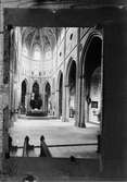 Interiör i Uppsala domkyrka, Uppsala 1948