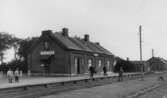 Stationen i Västra Alstad 1920-talet.