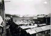 Stora torget. Oktobermarknad 1930.