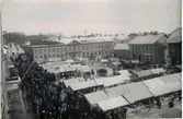 Stora torget. Oktobermarknad 1930.