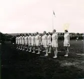 Gymnastikfesten pingst, 1937. Hela Vg:s gymnaster.