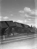 Tågolycka, 5 personer.
Troligen urspårning vid Örebro Södra i början av 1900-talet.
Se även bilderna: 10641, 10642, 10646, 10647.