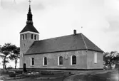 Gudhems kyrka från s.s.o. efter restaurering.