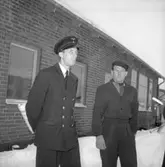 Tågkatastrofen i Ställdalen, tågolycka, två män.