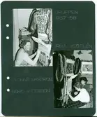 Fotoalbum, Johanna Brunssons vävskola.