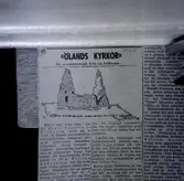 Teckning från 1819 av Sankt Elavis kapell på Kapelludden, Borgholm.

Det fanns redan under medeltiden ett kapell på kapelludden i Borgholm, helgat åt det lokala helgonet Sankt Evald. 
Första gången kapellet nämns är i biskop Brask kapellförteckning av år 1515, där det endast uppräknas; 