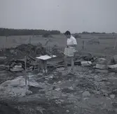 Skedemosse den 20/7 1962, Ulf Erik Hagberg och Margareta Beskow.