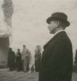 Vid invigningen av Karl Gustavs byst på Borgholms slott 1938.