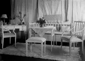 Interiör möblerat rum 1917.