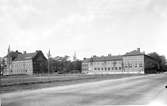 Folkskolan (Centralskolan) från nuv. bibliotekets plats.